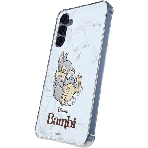 Disney Bambi Thumper Sketched portrait Galaxy A55 5G Clear Case