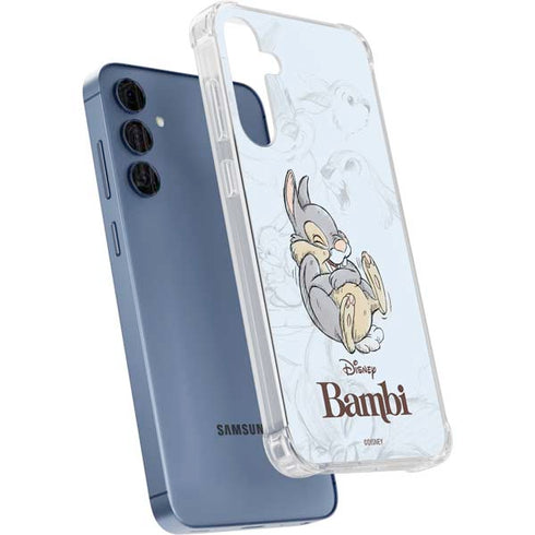 Disney Bambi Thumper Sketched portrait Galaxy A55 5G Clear Case