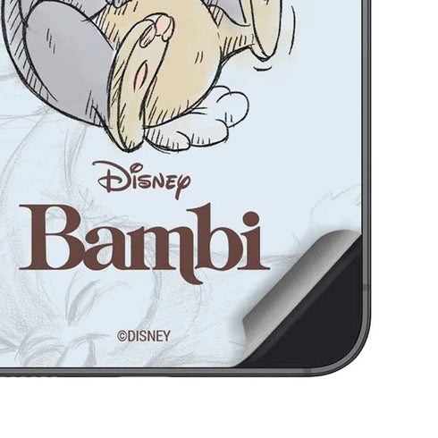 Disney Bambi Thumper Sketched portrait Galaxy S25 Plus Skin