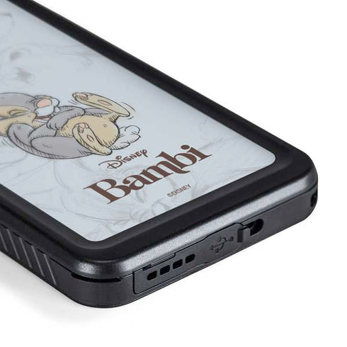 Disney Bambi Thumper Sketched portrait Galaxy S24 Plus Waterproof Case