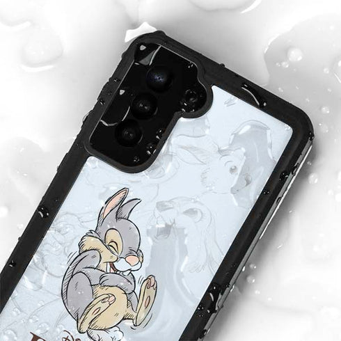 Disney Bambi Thumper Sketched portrait Galaxy S24 Plus Waterproof Case
