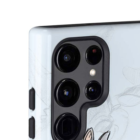 Disney Bambi Thumper Sketched portrait Galaxy S25 Ultra Impact Case