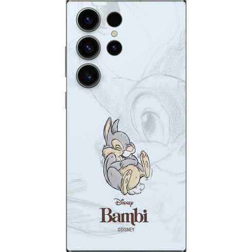 Disney Bambi Thumper Sketched portrait Galaxy S25 Ultra Skin
