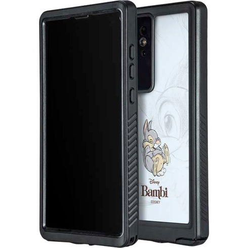 Disney Bambi Thumper Sketched portrait Galaxy S24 Ultra Waterproof Case