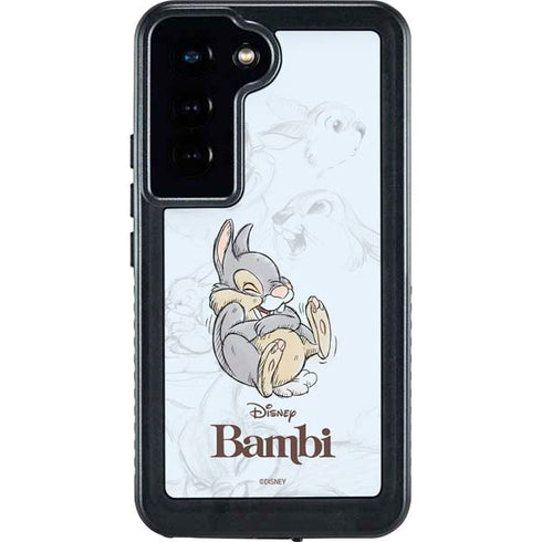Disney Bambi Thumper Sketched portrait Galaxy S24 Waterproof Case