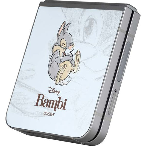 Disney Bambi Thumper Sketched portrait Galaxy Z Flip6 Skin
