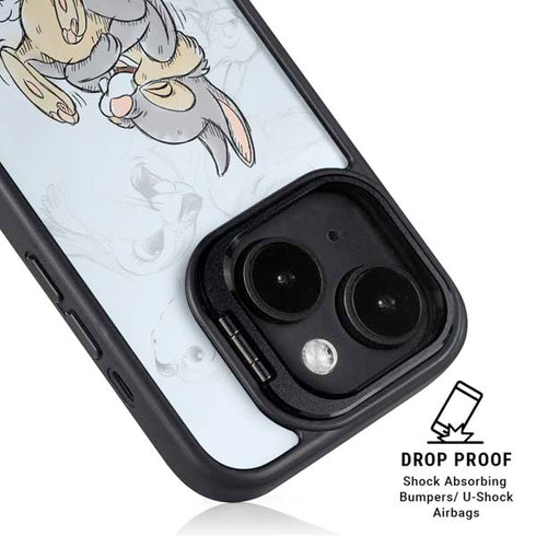 Disney Bambi Thumper Sketched portrait iPhone 14 Kickstand Case