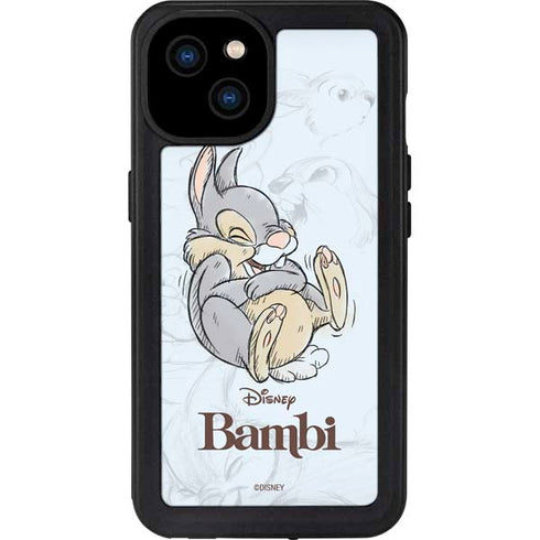 Disney Bambi Thumper Sketched portrait iPhone 15 Plus Waterproof Case