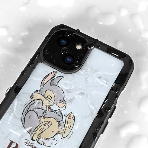 Disney Bambi Thumper Sketched portrait iPhone 15 Plus Waterproof Case