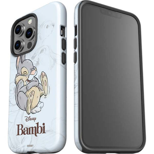 Disney Bambi Thumper Sketched portrait iPhone 15 Pro Impact Case