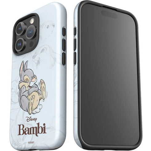 Disney Bambi Thumper Sketched portrait iPhone 16 Pro Impact Case