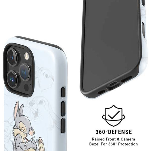 Disney Bambi Thumper Sketched portrait iPhone 16 Pro Magsafe Impact Case
