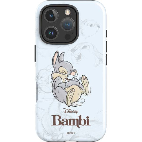 Disney Bambi Thumper Sketched portrait iPhone 16 Pro Max Impact Case