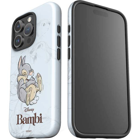 Disney Bambi Thumper Sketched portrait iPhone 16 Pro Max Impact Case