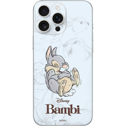 Disney Bambi Thumper Sketched portrait iPhone 16 Pro Max Skin