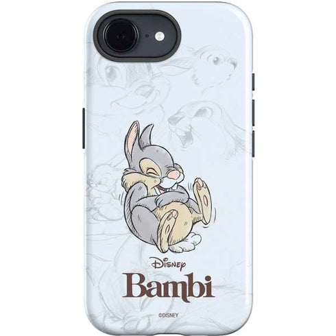 Disney Bambi Thumper Sketched portrait iPhone 16e Impact Case