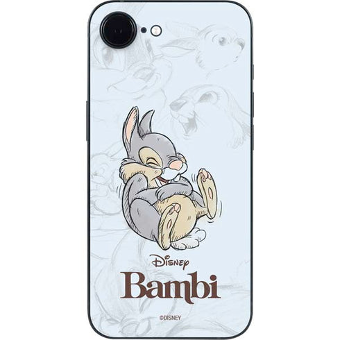 Disney Bambi Thumper Sketched portrait iPhone 16e Skin