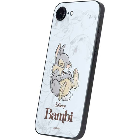 Disney Bambi Thumper Sketched portrait iPhone 16e Skin