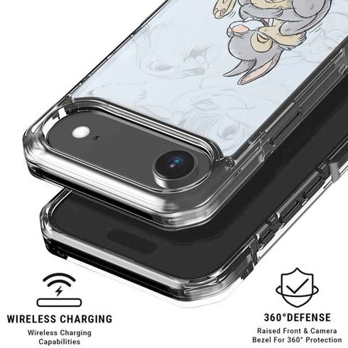 Disney Bambi Thumper Sketched portrait iPhone 17 Air Clear Case