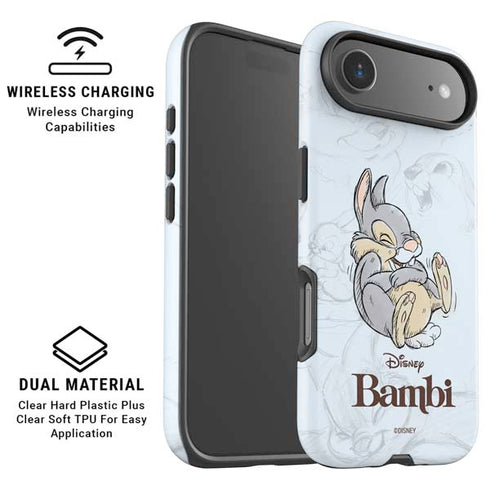 Disney Bambi Thumper Sketched portrait iPhone 17 Air Magsafe Impact Case