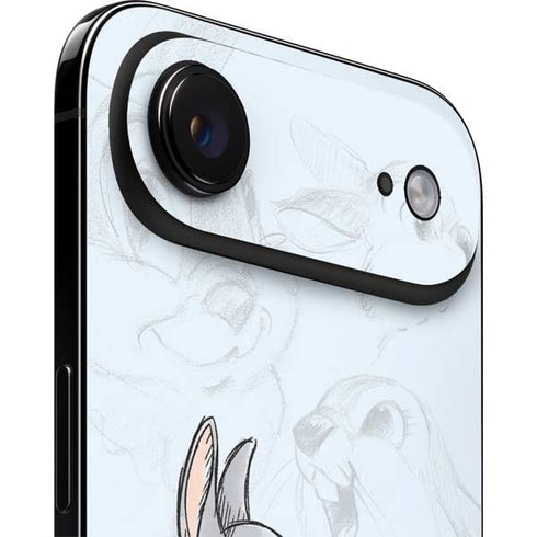Disney Bambi Thumper Sketched portrait iPhone 17 Air Skin
