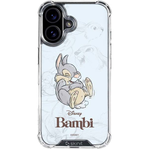 Disney Bambi Thumper Sketched portrait iPhone 17 Clear Case