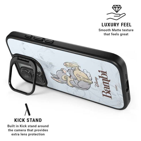 Disney Bambi Thumper Sketched portrait iPhone 17 Kickstand Case