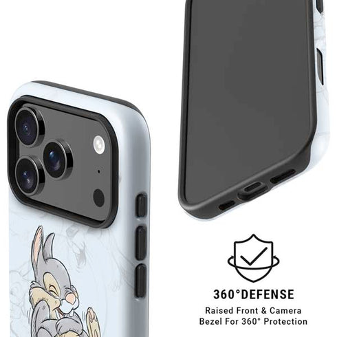 Disney Bambi Thumper Sketched portrait iPhone 17 Pro Magsafe Impact Case