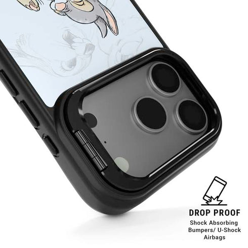 Disney Bambi Thumper Sketched portrait iPhone 17 Pro Max Kickstand Case