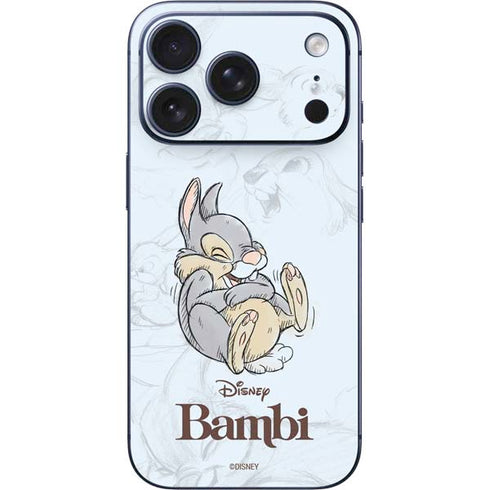 Disney Bambi Thumper Sketched portrait iPhone 17 Pro Skin