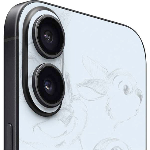 Disney Bambi Thumper Sketched portrait iPhone 17 Skin