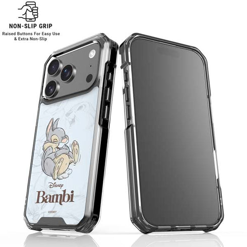 Disney Bambi Thumper Sketched portrait iPhone 18 Pro Clear Case