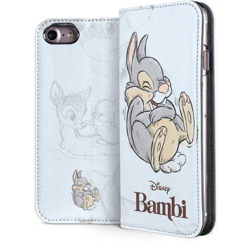 Disney Bambi Thumper Sketched portrait iPhone 7 Folio Case