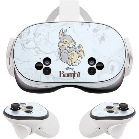 Disney Bambi Thumper Sketched portrait Meta Quest 3S Skin