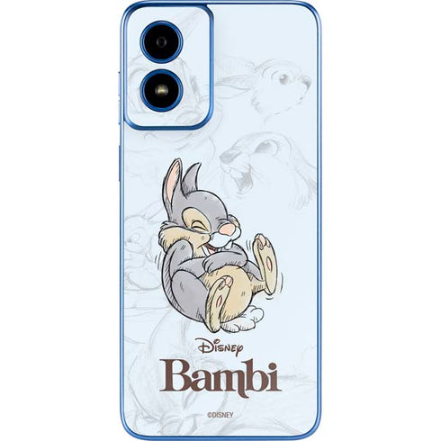 Disney Bambi Thumper Sketched portrait Moto G Play 4G (2024) Skin