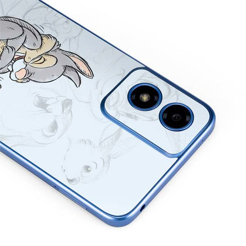 Disney Bambi Thumper Sketched portrait Moto G Play 4G (2024) Skin