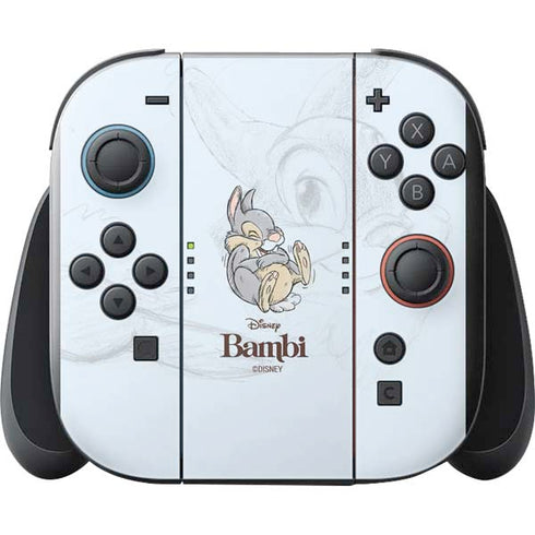 Disney Bambi Thumper Sketched portrait Nintendo Switch 2 (2025) with Joy-Con Skin