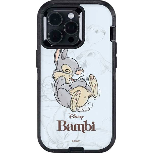 Disney Bambi Thumper Sketched portrait Otterbox Defender iPhone Skin