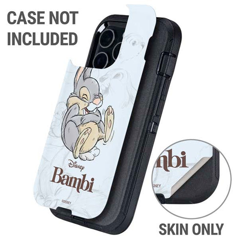 Disney Bambi Thumper Sketched portrait Otterbox Defender iPhone Skin