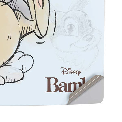Disney Bambi Thumper Sketched portrait PS5 Pro Disk Console Skin