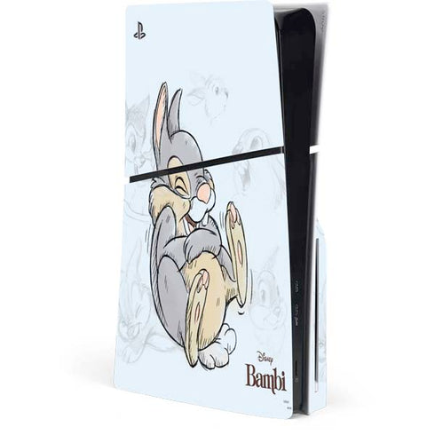 Disney Bambi Thumper Sketched portrait PlayStation PS5 Skins