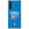 NBA OKC Thunder Distressed Galaxy A17 Clear Case