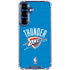 NBA OKC Thunder Distressed Galaxy S25 FE Clear Case