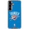 NBA OKC Thunder Distressed Galaxy S26 Clear Case