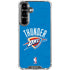 NBA OKC Thunder Distressed Galaxy S26 Plus Clear Case
