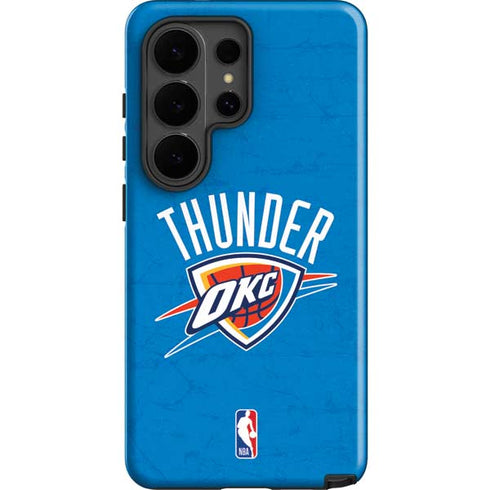 NBA OKC Thunder Distressed Galaxy S26 Ultra Impact Case