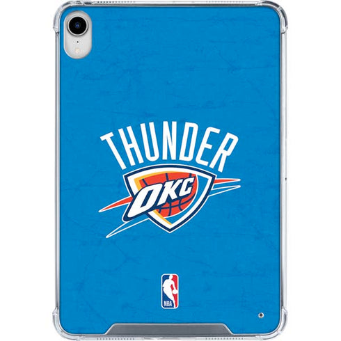 NBA OKC Thunder Distressed iPad 11th Gen (2025) Clear Case