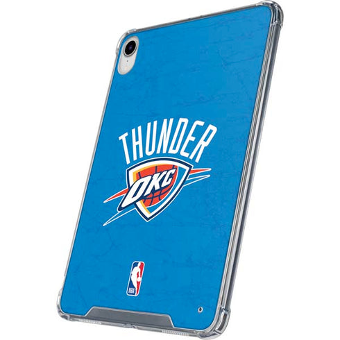 NBA OKC Thunder Distressed iPad 11th Gen (2025) Clear Case