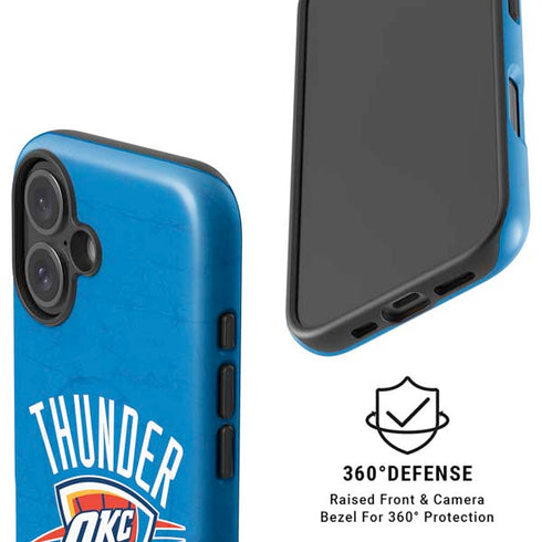NBA OKC Thunder Distressed iPhone 16 Plus Magsafe Impact Case