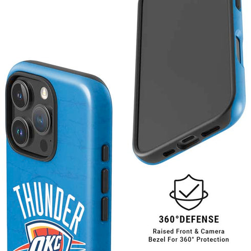 NBA OKC Thunder Distressed iPhone 16 Pro Magsafe Impact Case